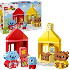 LEGO DUPLO Routines quotidiennes : manger et dormir, jouet éducatif pour encourager le développement social et émotionnel, avec 4 figurines d'animaux, cadeau pour les enfants à partir de 18 mois 10414 Jeux de construction Besuche den LEGO-Store Titre par défaut