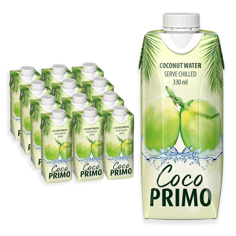 Eau de coco, pure, boisson sportive, désaltérante, 12 x 330 ml Boissons sans alcool Naty Shop 12 x 330 ml d'eau de coco