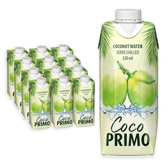 Eau de coco, pure, boisson sportive, désaltérante, 12 x 330 ml Boissons sans alcool Naty Shop 12 x 330 ml d'eau de coco