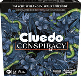 Jeu de société Cluedo Conspiracy de Hasbro Gaming pour adultes et adolescents, version allemande du jeu mystère, pour 4 à 10 joueurs et à partir de 14 ans