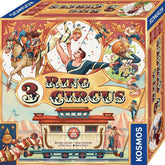 KOSMOS 684648 Jeu de société de cirque à 3 anneaux pour adultes, 12 ans et plus, jeu de stratégie, jeu de fête pour 1 à 4 joueurs, cirque itinérant des États-Unis, fin du 19e siècle