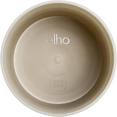 Pot rond elho Color Gradient 16cm - pour intérieur - 100% plastique recyclé - Ø 15,9 x H 14,7 - grès beige/beige