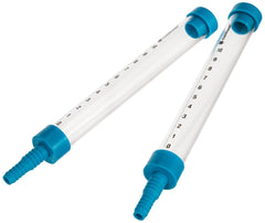 Niveau flexible CELLFAST de 25 m avec 2 tubes de mesure, entonnoirs incassables et échelle millimétrique. Facilite un nivellement parfait des points éloignés.