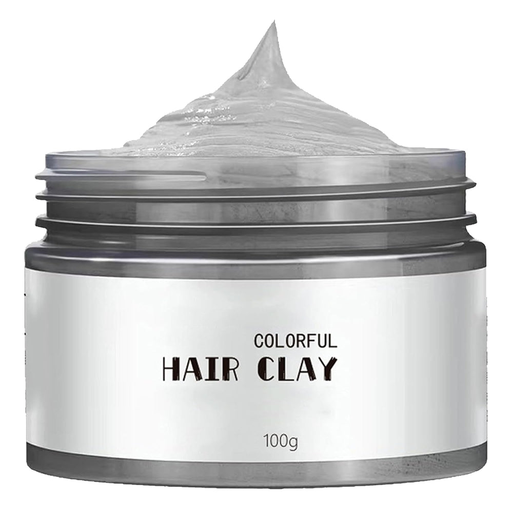 Teinture pour cheveux gris, teinture pour cheveux gris argenté, cire capillaire temporaire, unisexe - couverture grise, nourrissante, crème, cire, 1 millilitre, 1 pièce Naty Shop Hair Dye Default Title