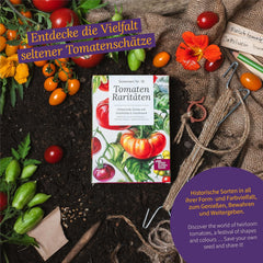Magic Garden Seeds - Tomaten Raritäten Saatgut-Box Mit 9 Historischen Sorten - Bunte, Aromatische & Samenfeste Tomaten Für Garten, Hochbeet & Topf - Mit Geschichte & Geschmack