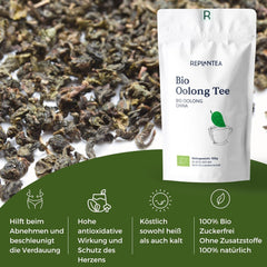 Thé Oolong Bio 100 G (50 tasses) | Thé Oolong Tie Guan Yin REPLANTATION