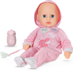 BABY Born Hannah Play with Me - Poupée bébé avec 5 fonctions - Corps en matière douce avec accessoires - Poupée de 36 cm - Fonctionne sur batterie - Convient aux enfants à partir de 1 an