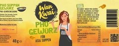 Wan Kwai Pho Suppen Gewürzmischung 40g – Unverkennbarer Pho-Geschmack für deine self-gemachte Pho Suppe.