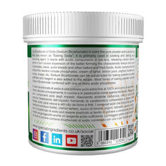 Ingrédients spéciaux Natriumbikarbonat - Poudre extra fine de qualité supérieure, végétalienne, sans gluten, sans gluten - Recyclbarer Behälter Kitchen Naty Shop