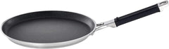 Poêle à crêpes RÖSLE SILENCE PRO, revêtement antiadhésif Proresist premium anti-rayures, inox 18/10, compatible induction Casseroles et poêles Naty Shop Crêpes Pfanne