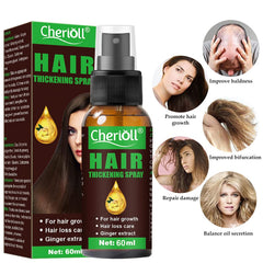 Croissance des cheveux, anti-chute, spray pour la croissance des cheveux, perte de cheveux et traitement des cheveux, pour cheveux clairsemés, favorise une croissance des cheveux plus épaisse, plus complète et plus rapide, 60 ml de soins capillaires Naty Shop