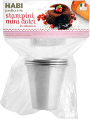 Pack de 3 Moules Baba Au Rhum, 7 X 8 Cm, Aluminium, 3 pièces Moules et plaques à pâtisserie Naty Shop