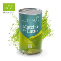 Matcha pour latte Mélange de thé vert au sucre de canne, 400g, végétalien, pour 20 portions