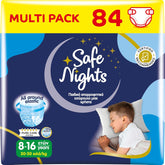 Safe Nights Boy, pantalon de nuit pour 8-16 ans (30-50 kg), 84 pièces