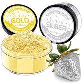 Paillettes comestibles, poudre, 5 grammes Glitter Naty Shop Or et Argent