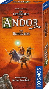 Kosmos 684358 Andor - Cutia Bonus, o expansiune variată pentru clasicul fantasy Legendele din Andor, pentru vârste de la 10 ani în sus