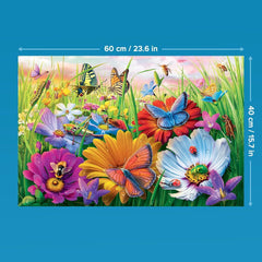 Trefl - Puzzle Easypiece : Insectes dans le pré - 300 pièces - grandes pièces, faciles à puzzler, pour adultes et enfants à partir de 10 ans Puzzle Naty Shop