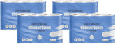 By Amazon Rolă de bucătărie, 3 straturi, 16 role (4 role, pachet de 4), 64 de foi pe rolă, certificată Fsc