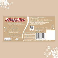 Popcorn Schogetten 1 barre de chocolat x 100g, chocolat au lait avec popcorn et morceaux de maïs, morceaux individuels pratiques. Un délice. Pièce par pièce.