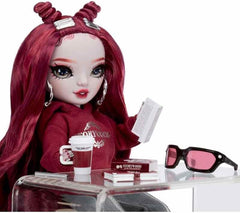 Rainbow High Shadow High Series 3 - Scarlett Rose - Poupée mannequin marron - Tenue tendance et plus de 10 accessoires de jeu colorés - Idéal pour les 4-12 ans et les collectionneurs