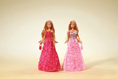 Simba 105739003 - Steffi Love Princess Gala Fashion, 2-Fach Sortiert, es Wird nur EIN Artikel geliefert, Spielpuppe as Prinzessin im traumhaften Rosenkleid mit Handtasche, 29cm, ab 3 Jahre