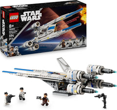 LEGO Star Wars 75399 Rebel U-Wing Starfighter - Jouet avec fonction d'aile oscillante et 3 figurines dont Cassian Andor et la figurine du droïde K-2SO - Cadeau pour les garçons à partir de 8 ans et les fans d'Andor saison 2 Jeux de construction Beuche den LEGO-Store Titre par défaut