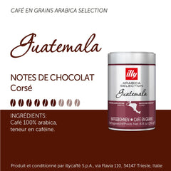 Illy Coffee Beans Selection Arabica Coffee Beans Guatemala Paquet de 6 (6 X 250G) Naty Shop Coffee