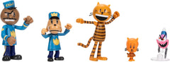 Ensemble multipack de figurines d'action Dog Man Movie de Jakks Pacific, comprenant des figurines mobiles de 6 cm - des jouets inspirés du film Lil Petey, Petey, Chief et Flippy ! Figurines Naty Shop