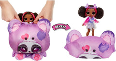 LOL Surprise! Costum pentru preadolescenti, cercuri surpriză, păpușă la modă drăguță cu costum gonflabil de panda mov și numeroase surprize, inclusiv modă și accesorii grozave - Ideal pentru copii cu vârsta de 4 ani și peste