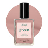 Manucurist Green - Oja Rosy Beige Shell Beige - Oja cu Uscare Rapidă - DIY Nails - Vegană 12-Free - Pe Bază de Plante - Oja - Fabricată în Franța