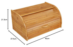 54118 Corbeille à pain, bambou 40 x 26 x 20 cm, marron, 40,x 27,5 x x 21,5 cm Boîtes de conservation alimentaire Naty Shop