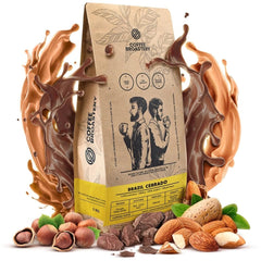 Set boabe de cafea 2x1kg 2000g | Brazilia Guaxupe | Brazilia Cerrado | Brazilia | Cafea specială | Proaspăt prăjită