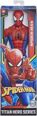 Marvel Titan Hero Series Spider-Man Figurine d'action Super-héros de 30 cm de haut avec membres mobiles Compatible avec d'autres jouets Spider-Man pour enfants 5+ Figurines Naty Shop