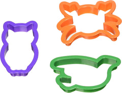 Wilton Tropical Party Lot de 3 emporte-pièces : emporte-pièces tropicaux, emporte-pièces : poisson, chien, chat, oiseau, papillon et plus encore, pâtisserie de cuisine, bricolage – Set/50, multicolore