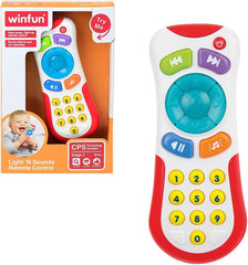 winfun 44722 Mon premier contrôleur sans personnage avec sons, multicolore, S Baby Toys Naty Shop