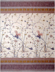 Bassetti Couvre-lit Fong, 100 57 fils par cm² / garnissage : 100% pur coton, crème, 220X255 cm Bassetti Lits et Couvres Crème 220X255 Cm