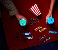 Mix de miniatures, Mars, Snickers, Bounty & Twix, Barres Classiques en format mini, 296 Barres, 3Kg Bonbons Chocolat Naty Shop