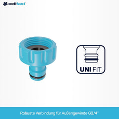 Connexion Cellfast Basic, bleu, G3/4" (26,5 mm)