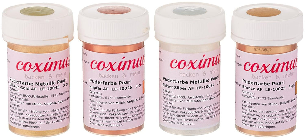 Peinture en poudre bronze cuivre argent or 4 x 3G