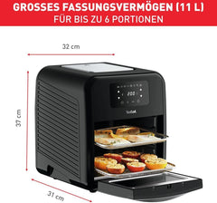 Tefal Easy Fry Oven & Grill Friteuse à air chaud 9 en 1, 11 L Pour 6 portions, 7 accessoires, 8 programmes, recettes en ligne Électroménager Naty Shop