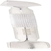 Poussoir à cuticules et nettoyeur d'ongles, outil professionnel de manucure/pédicure, double tête en acier inoxydable, parfait pour les cuticules envahies, nettoie sous/autour des ongles, enlève le vernis à ongles