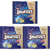 Nestlé SMARTIES Mini petites lentilles emballées individuellement avec chocolat au lait, paquet de 3 (1 x 187 g)