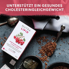 Nutra Tea NUTRALIPID, Thé équilibrant la glycémie Aide à maintenir la glycémie, Thé minceur Améliore le métabolisme et peut supprimer l'appétit, 20 sachets de thé réutilisables