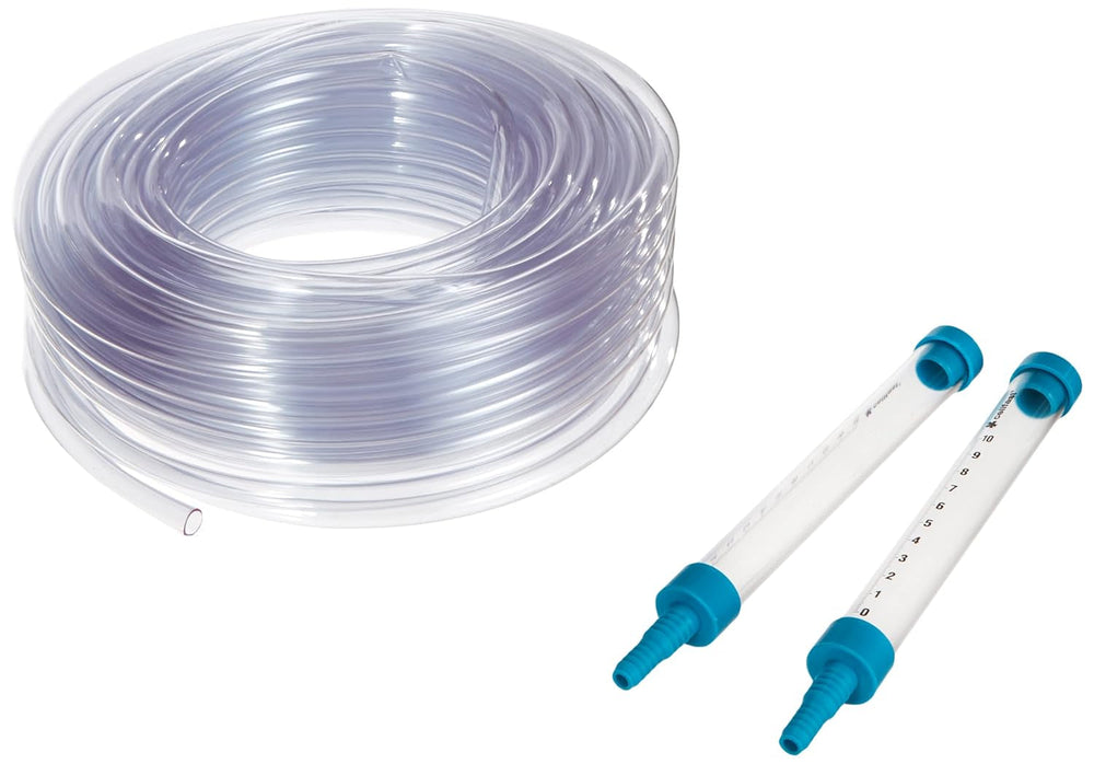 Niveau flexible CELLFAST de 25 m avec 2 tubes de mesure, entonnoirs incassables et échelle millimétrique. Facilite un nivellement parfait des points éloignés.