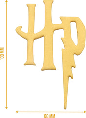 Emporte-pièces et fondant Harry Potter, logo HP