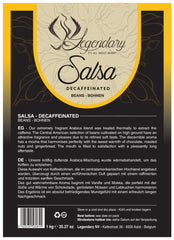 Legendary Und Carracci einste Komposition der besten Arabica 100% Kaffee-Bohnen gemahlen 1kg (SALSA DECA)