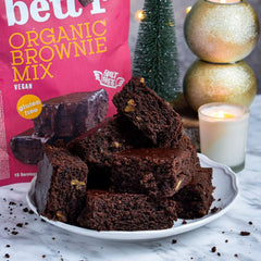Bettr Organic Brownie Mix - Brownies biologiques, végétaliens et sans gluten au riche goût de cacao, 6 x 400 grammes Kitchen Naty Shop
