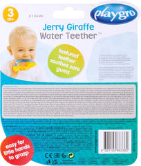 Playgro Jerry Giraffe Anneau de dentition - Anneau de dentition pour bébé - Anneau de dentition en silicone - Anneau de dentition en silicone - Aide à la dentition - Silicone - Anneau de dentition pour bébé - Coloré