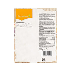 Mélange de fruits Seeberger, mélange fruité harmonieux de délicieuses poires, pêches, abricots, prunes, morceaux de pommes et ananas - dénoyautés, végétalien (1 x 200g) Produits déshydratés Naty Shop