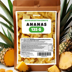 Ananas lyophilisé 125g gros morceaux, Fruits lyophilisés sans additifs 100% purs - Fruits secs naturels - Ananas séchés, fruits secs de Foozia Produits déshydratés Naty Shop 125G